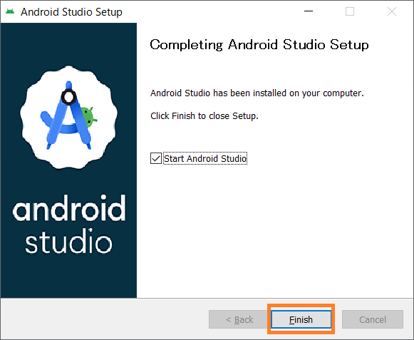 AndroidStudioインストール6