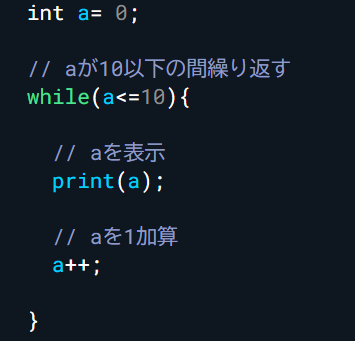 Dart while文例